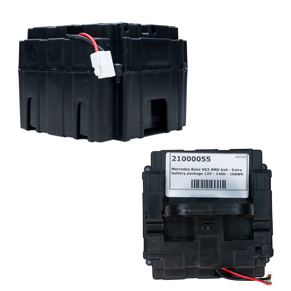 Mercedes Benz G63 AMG 6x6 - Ekstra batteripakke 12V - 14Ah - 168Wh