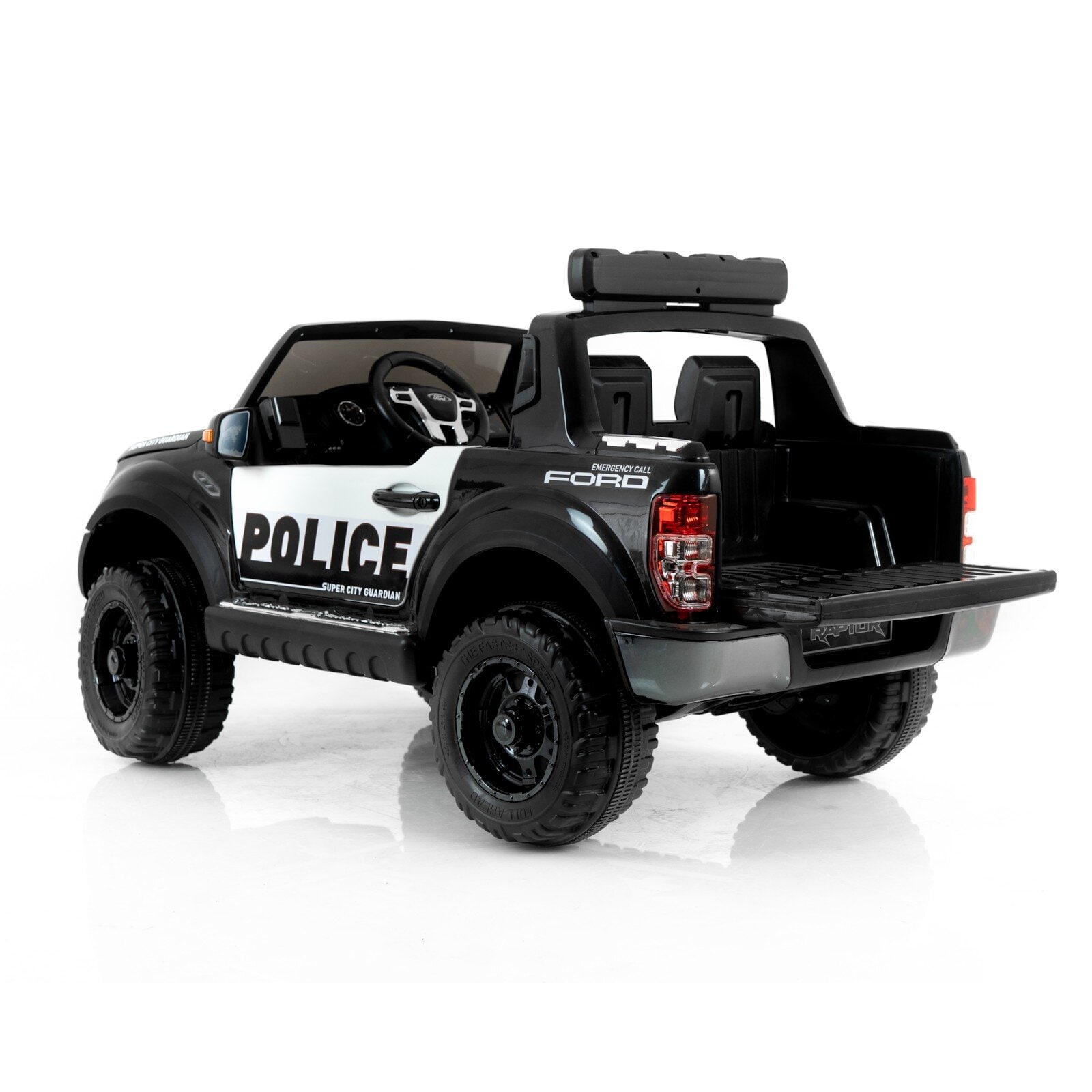 Elbil Politibil Ford Ranger Raptor 12V