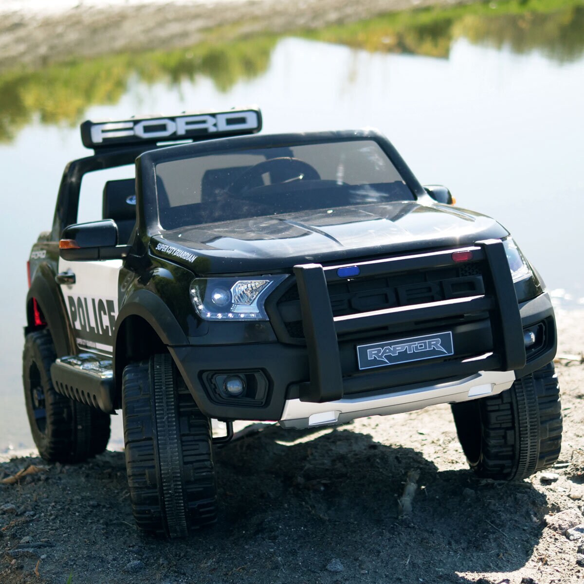 Elbil Politibil Ford Ranger Raptor 12V