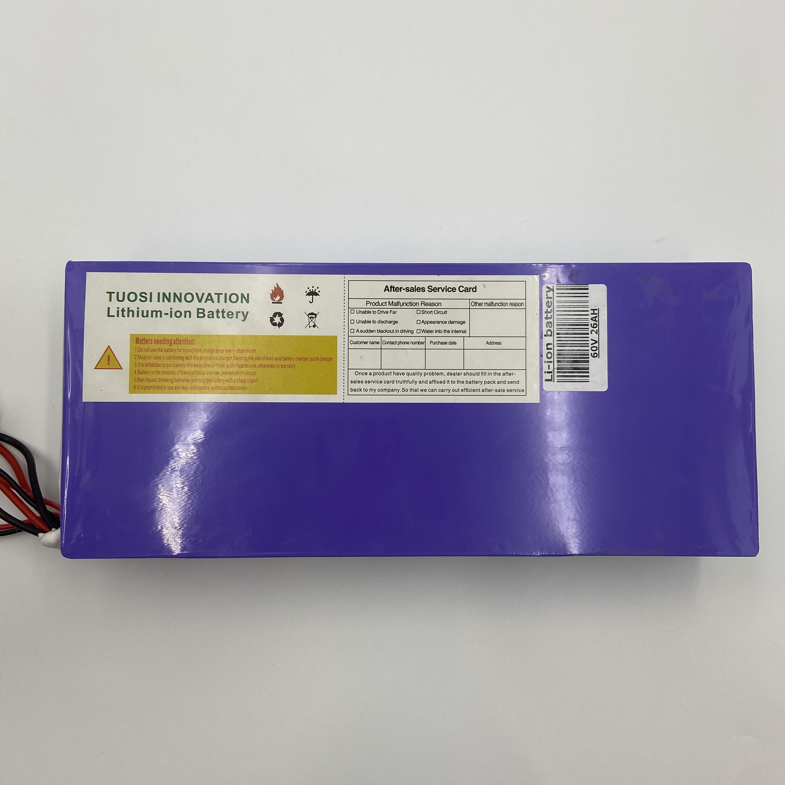 Litiumbatteri 60V 26Ah til RS2400