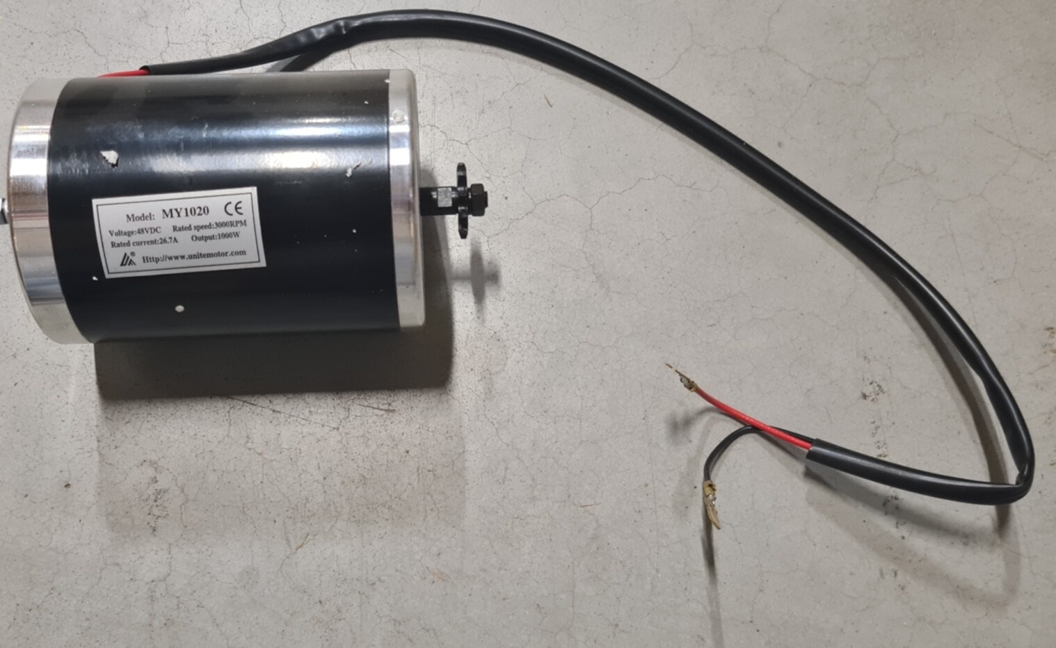 Elmotor 1000W 48V