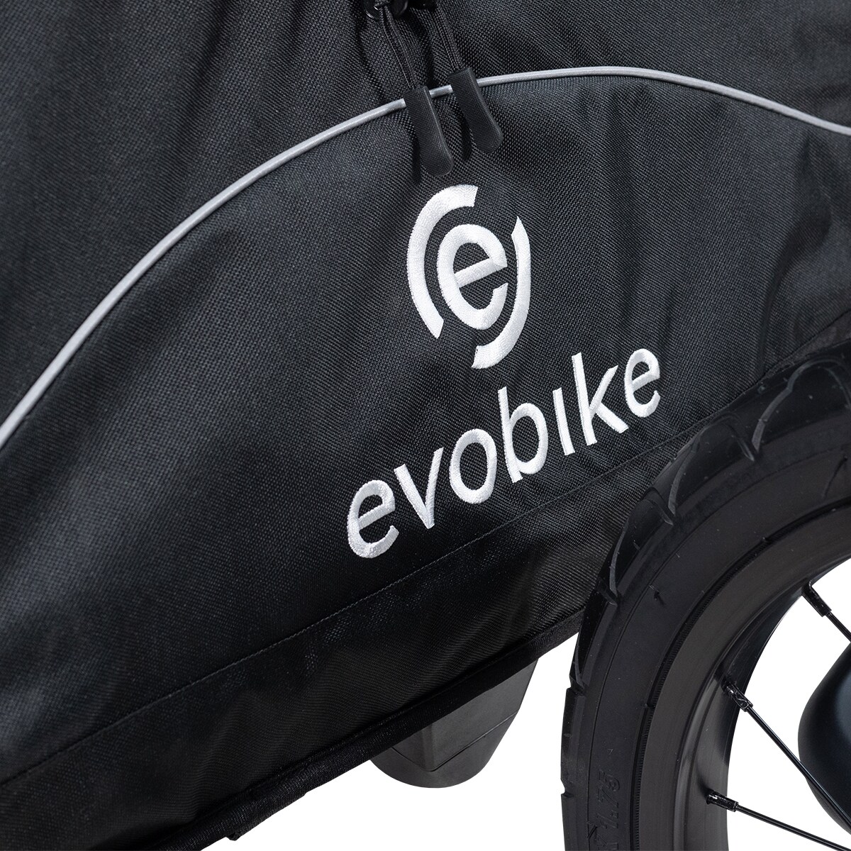Cykelanhænger Evobike Yxlan Sort / Grå