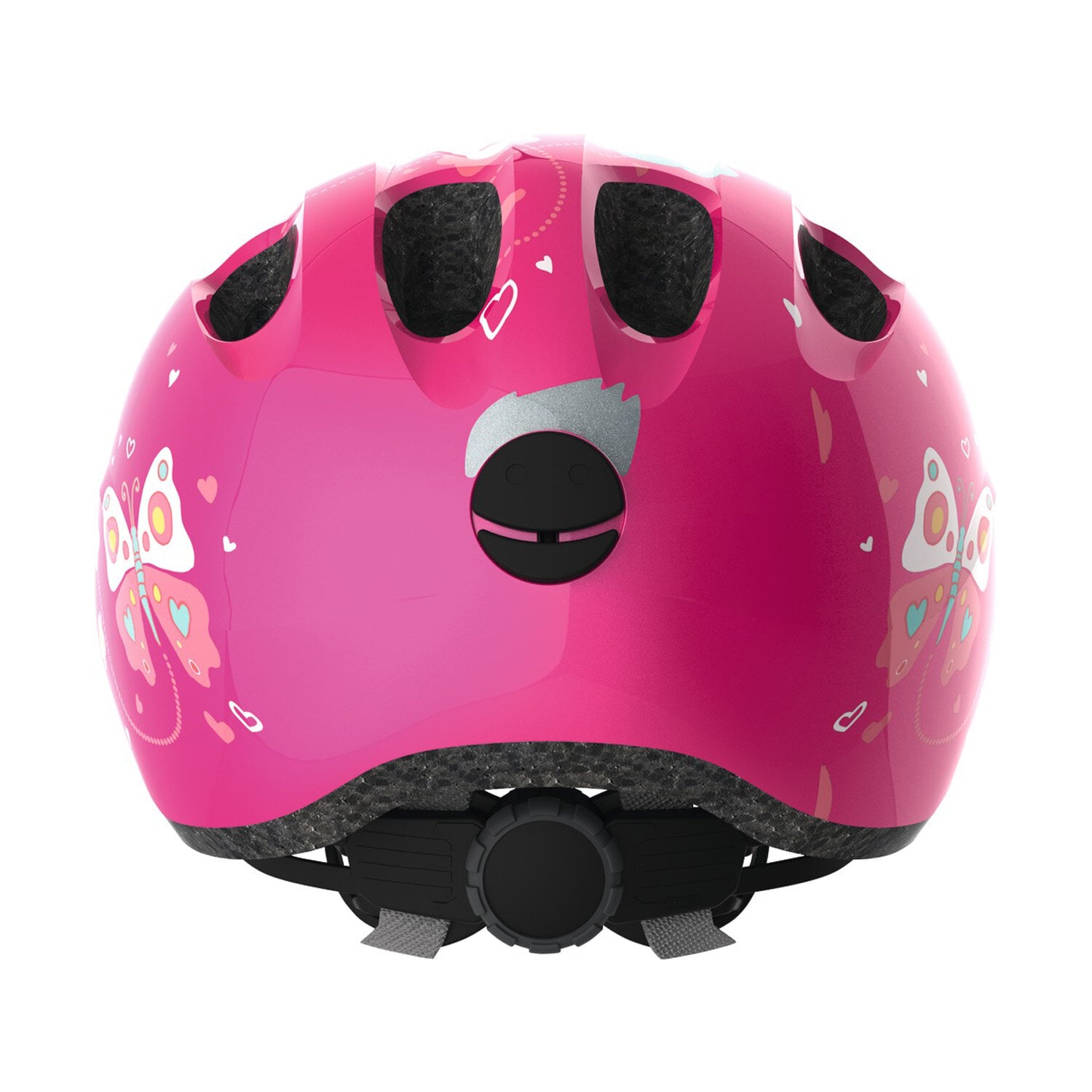 Abus Smiley 2.0-hjelm, Pink Butterfly