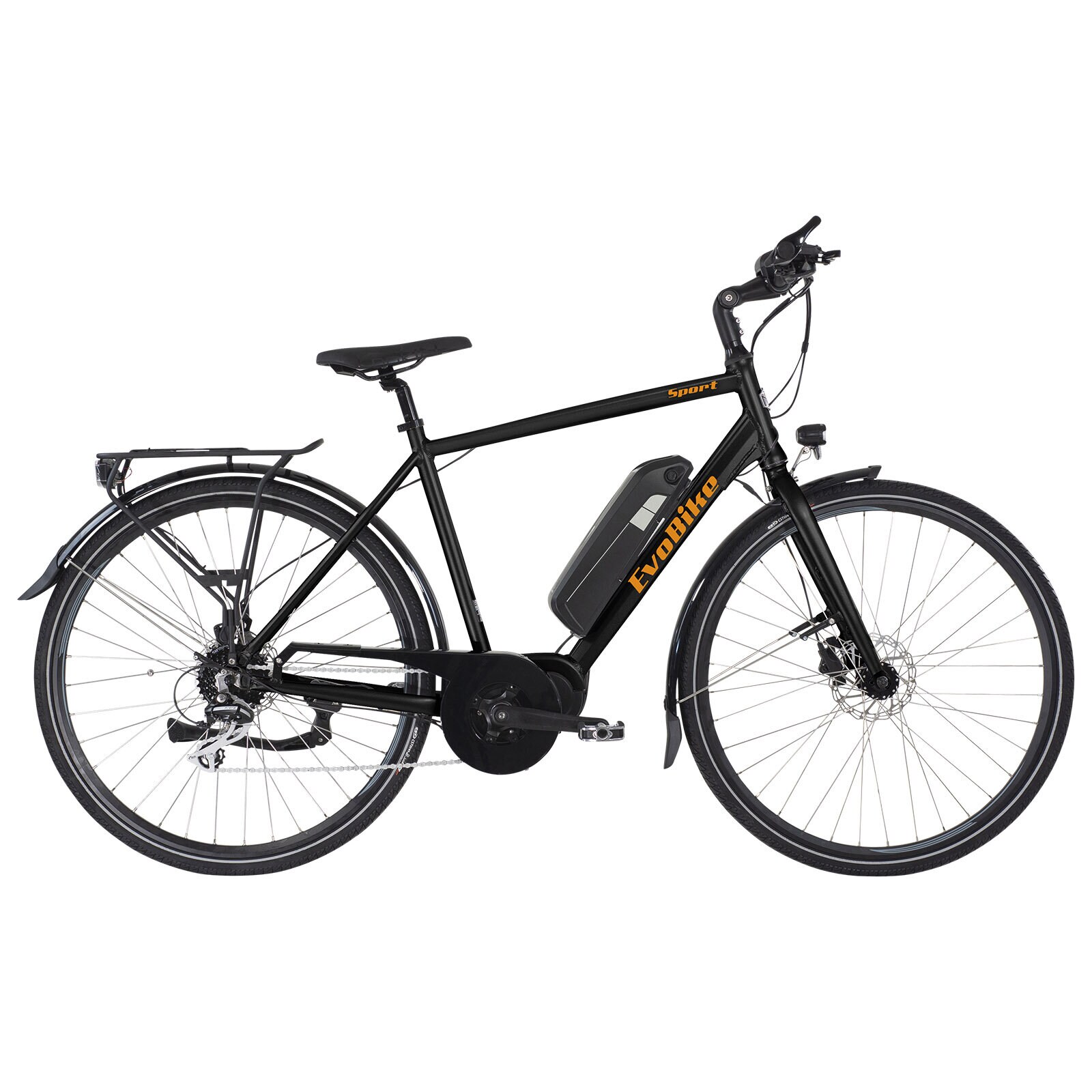 Elcykel EvoBike SPORT-9 Mid-Drive 250W - Herr