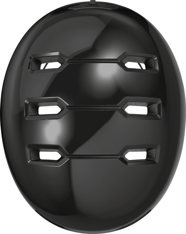Abus Skurb Kid hjelm, Shiny Black