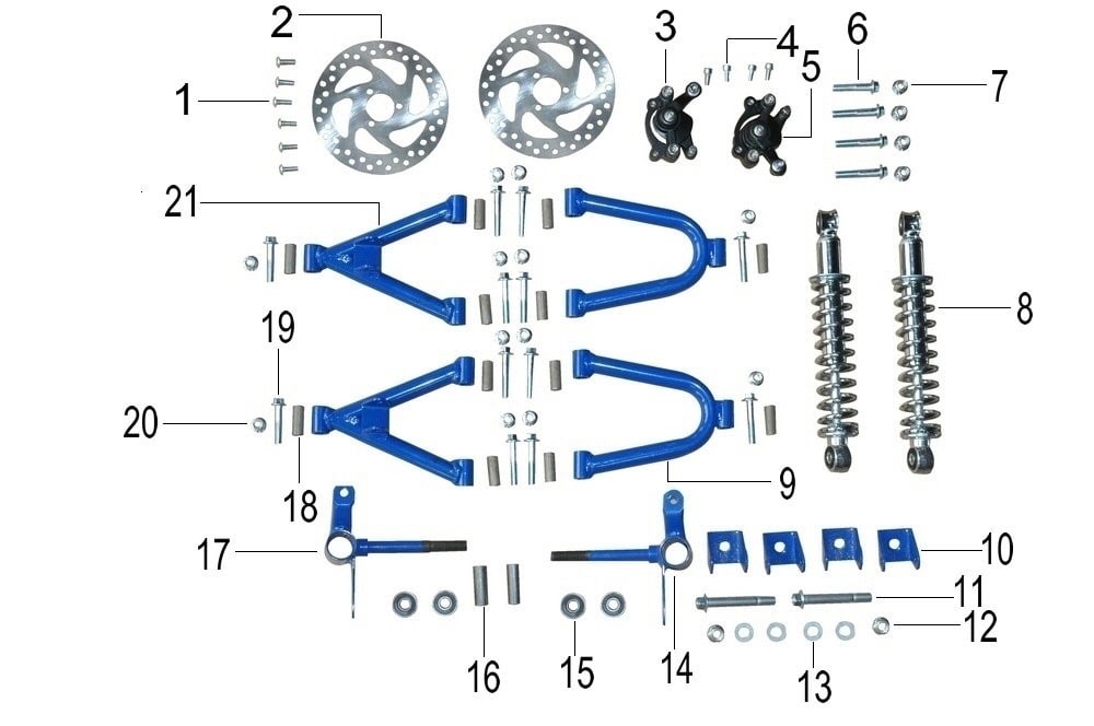 ATV Dragon B03 Bremsekaliber For Venstre