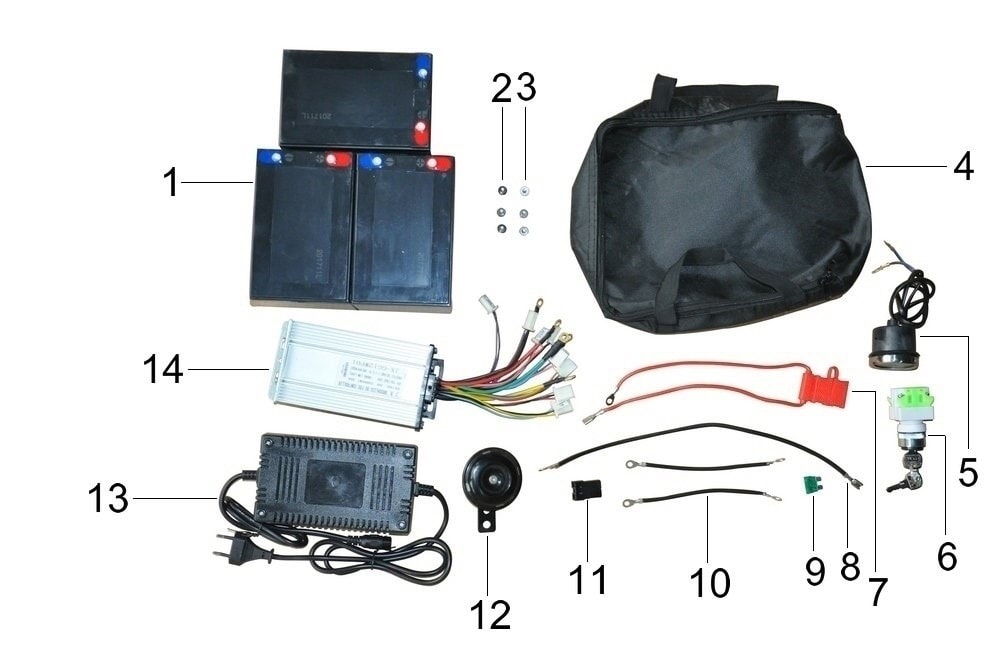 ATV Dragon D13 oplader 36V