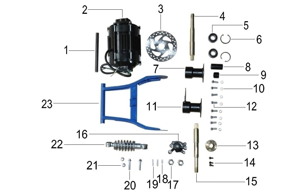 ATV Dragon F03 bremseskive bag